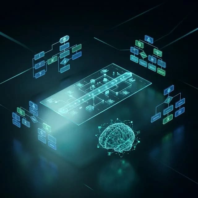 Visualización 3D de consultoría tecnológica